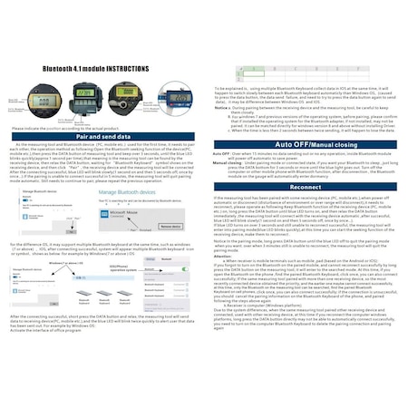 H & H Industrial Products Dasqua 0-12.7mm/0-0.5" 0.01mm/0.0005" Absolute Digital Indicator 5340-8105